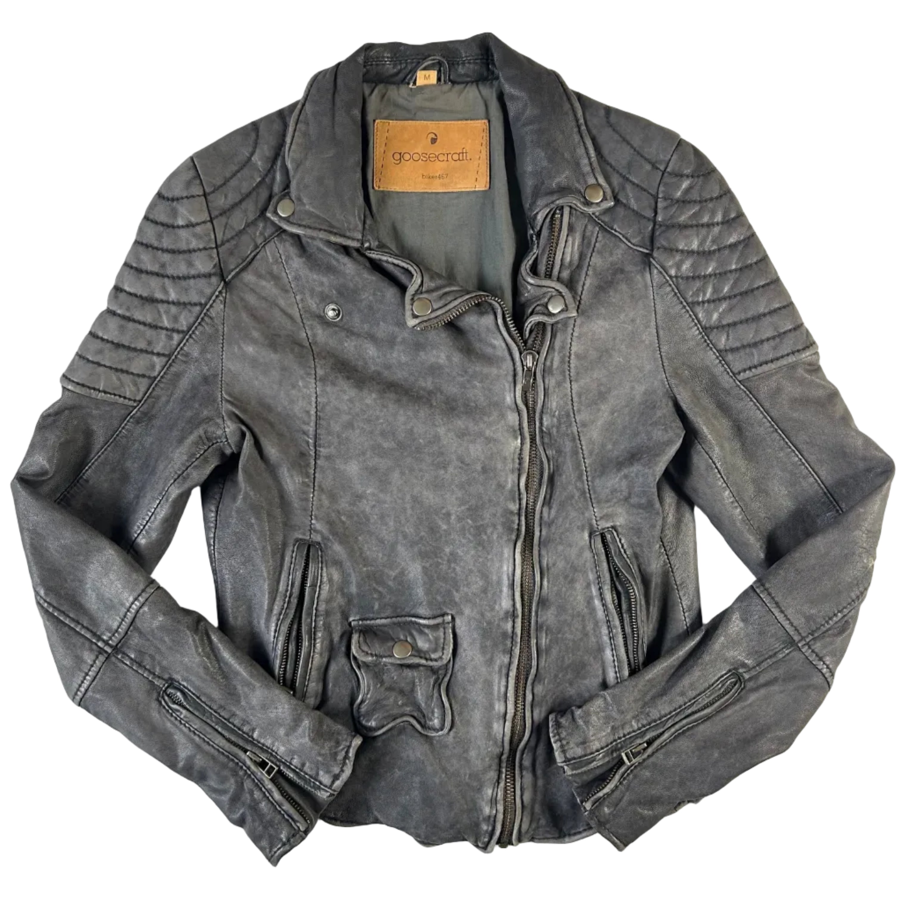 Goosecraft leather jacket- S/M