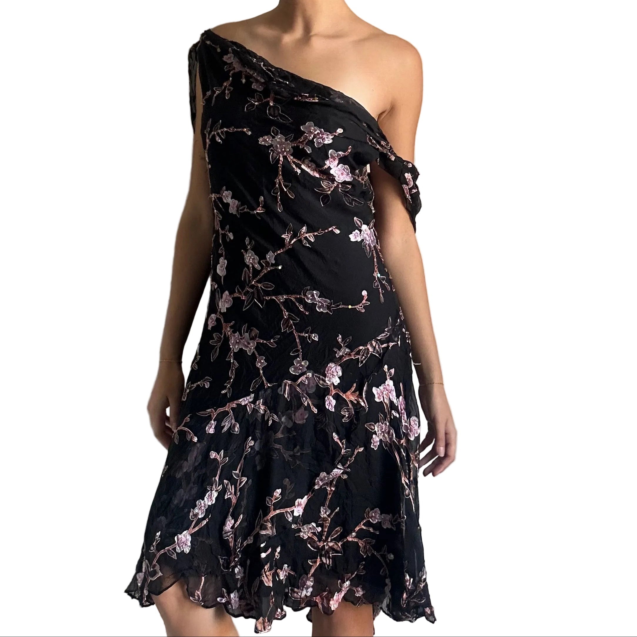 Gorgeous beaded 90s-y2k dress