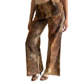 Made in Italy ribbed corduroy wide legs flares- size small