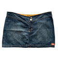 Denim Mini Skirt: Size M