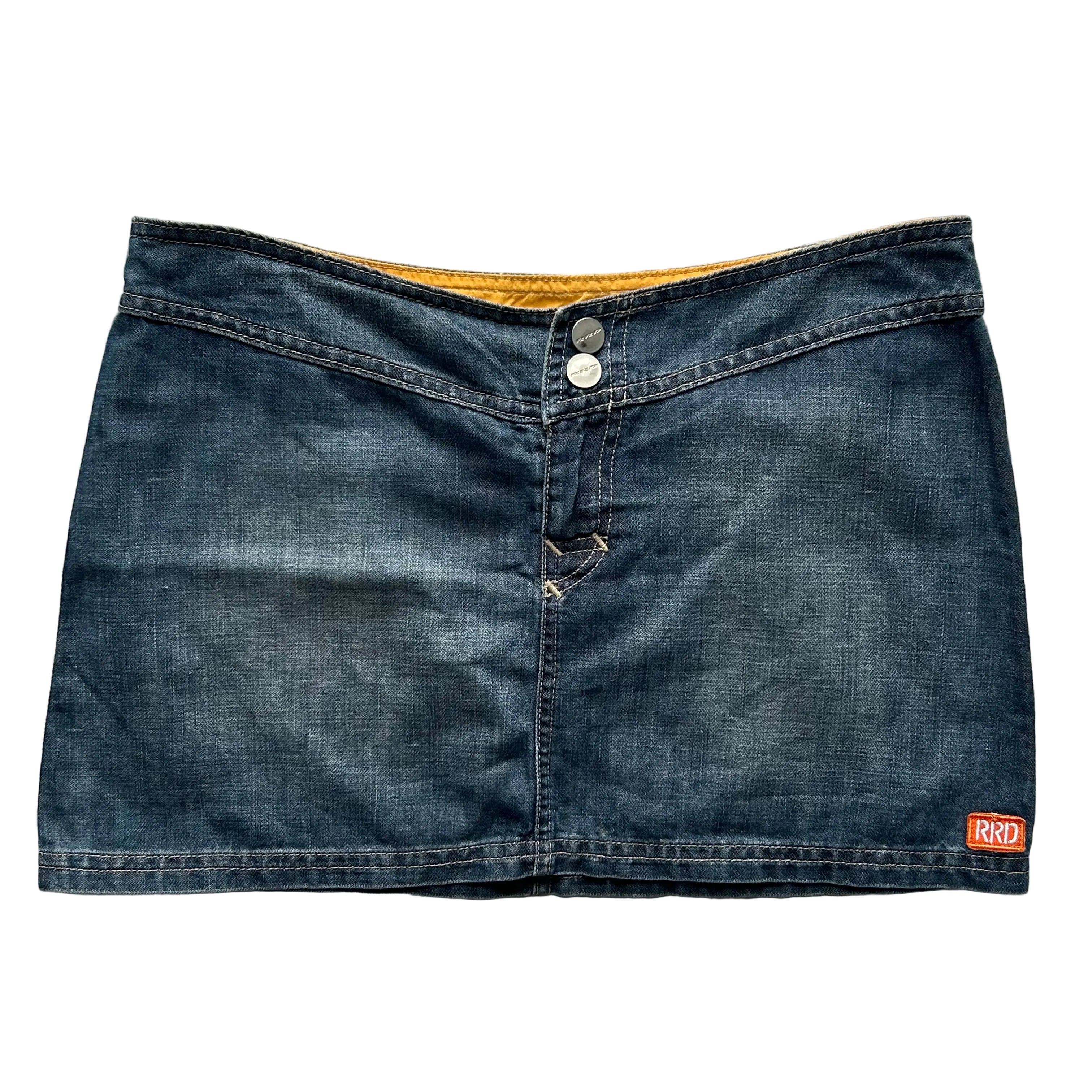 Denim Mini Skirt: Size M