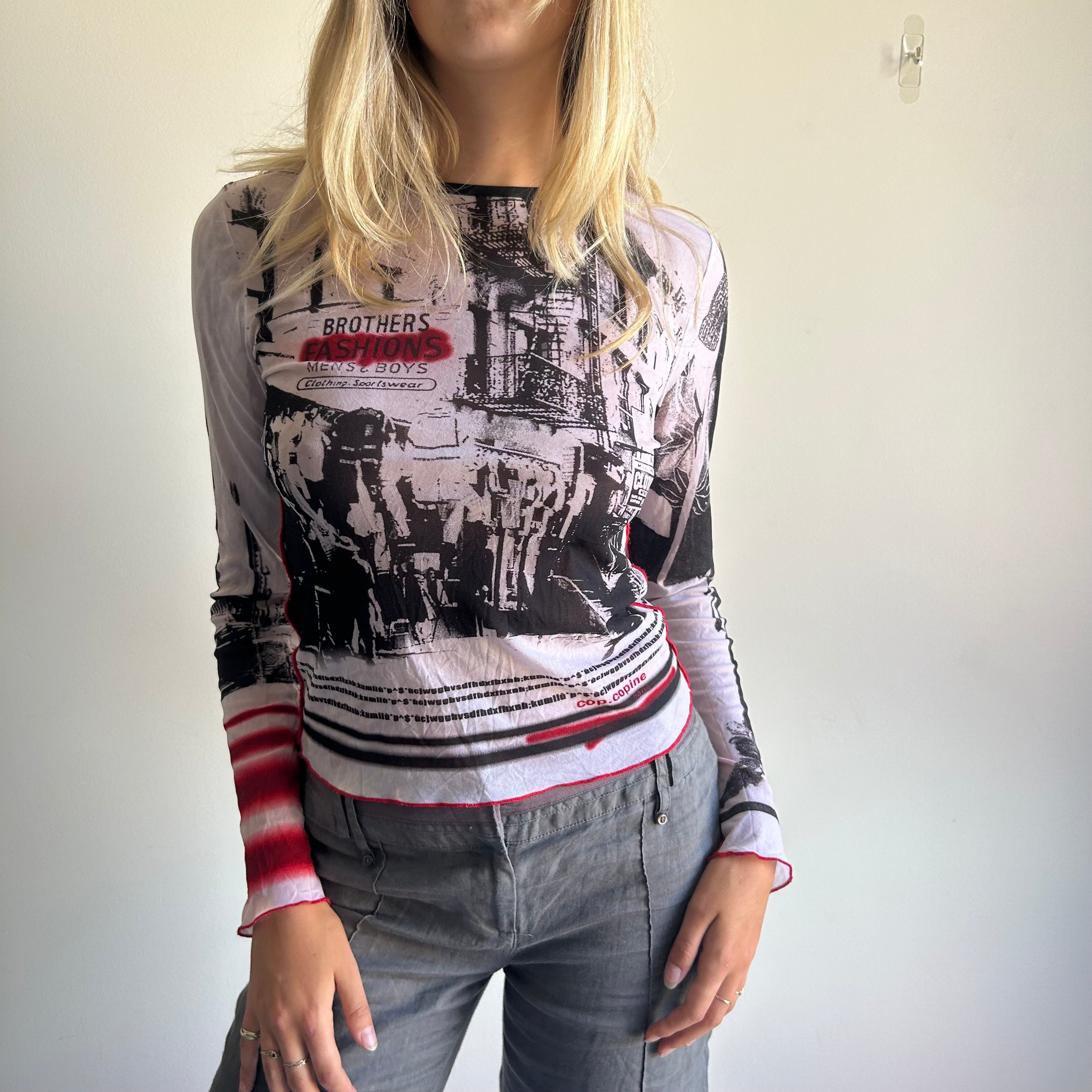 Cop Copine Rue Mesh Long Sleeve: Size M/L