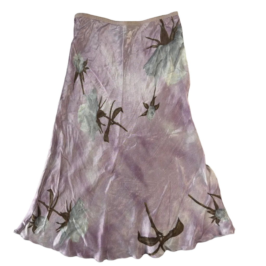 Pink midi skirt made in Italy: XS/S