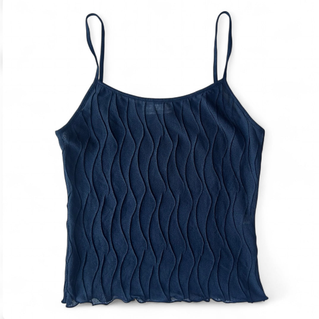 Les Tulipes made in Italy sheer blue cami sizes/m