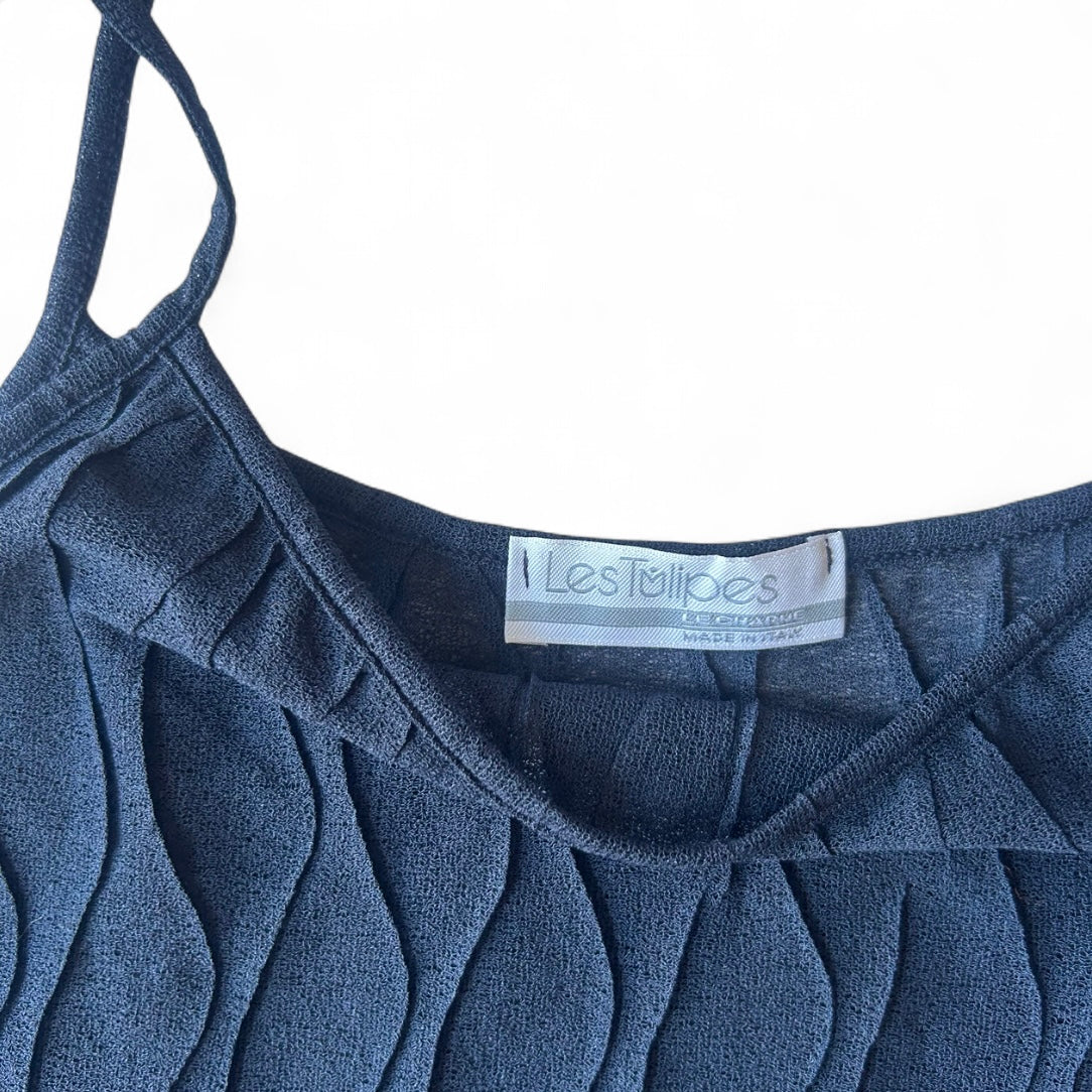 Les Tulipes made in Italy sheer blue cami sizes/m
