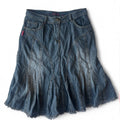 FRN Jeans denim and linen skirt- size medium
