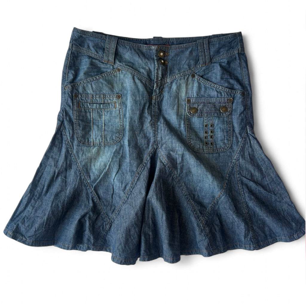 Denim midi skirt- W31 or size medium