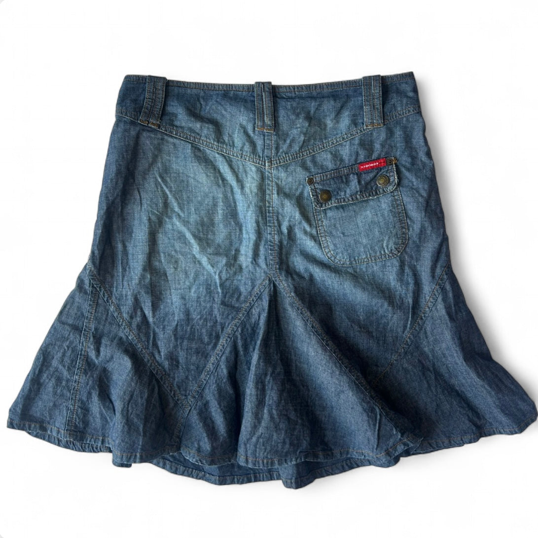 Denim midi skirt- W31 or size medium