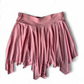 Pink asymmetrical skirt- size medium