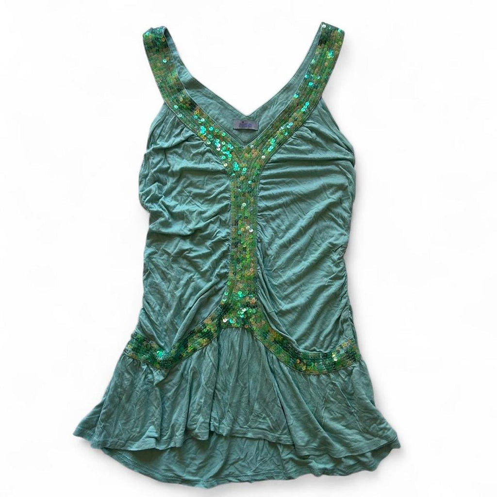 Rise green dress- M