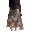 Made in Italy silk skirt - M