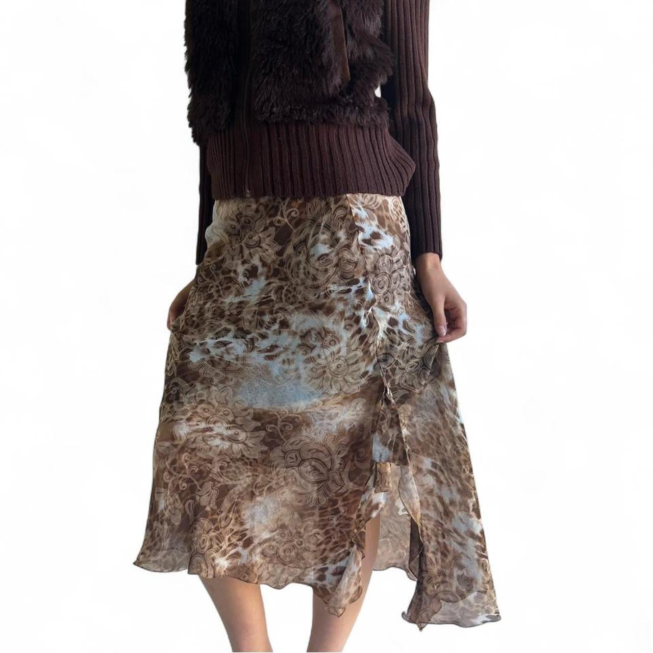 Made in Italy silk skirt - M