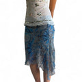 Infinity woman paisley patterned skirt- M