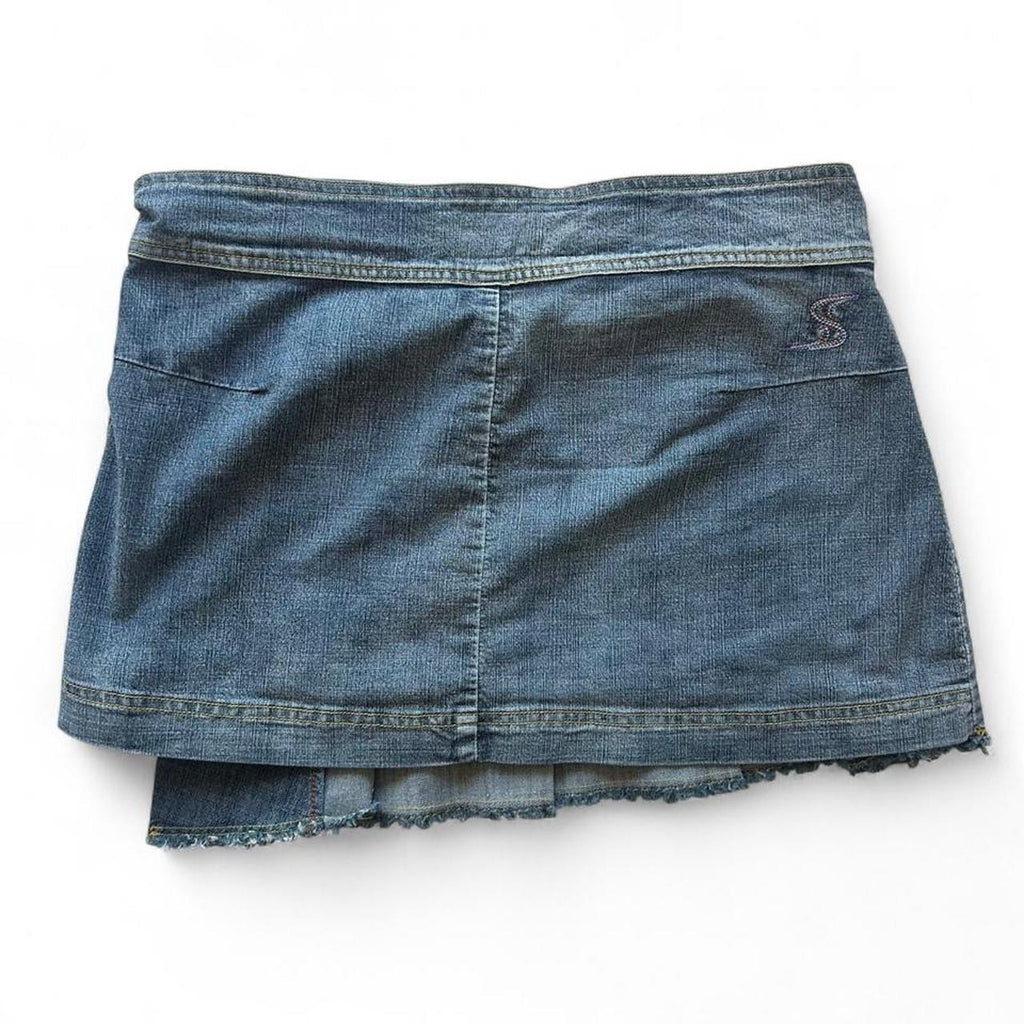 Standpoint denim wrap skirt - L
