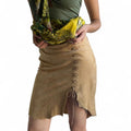 Made in Italy Suede look skirt- XS/S