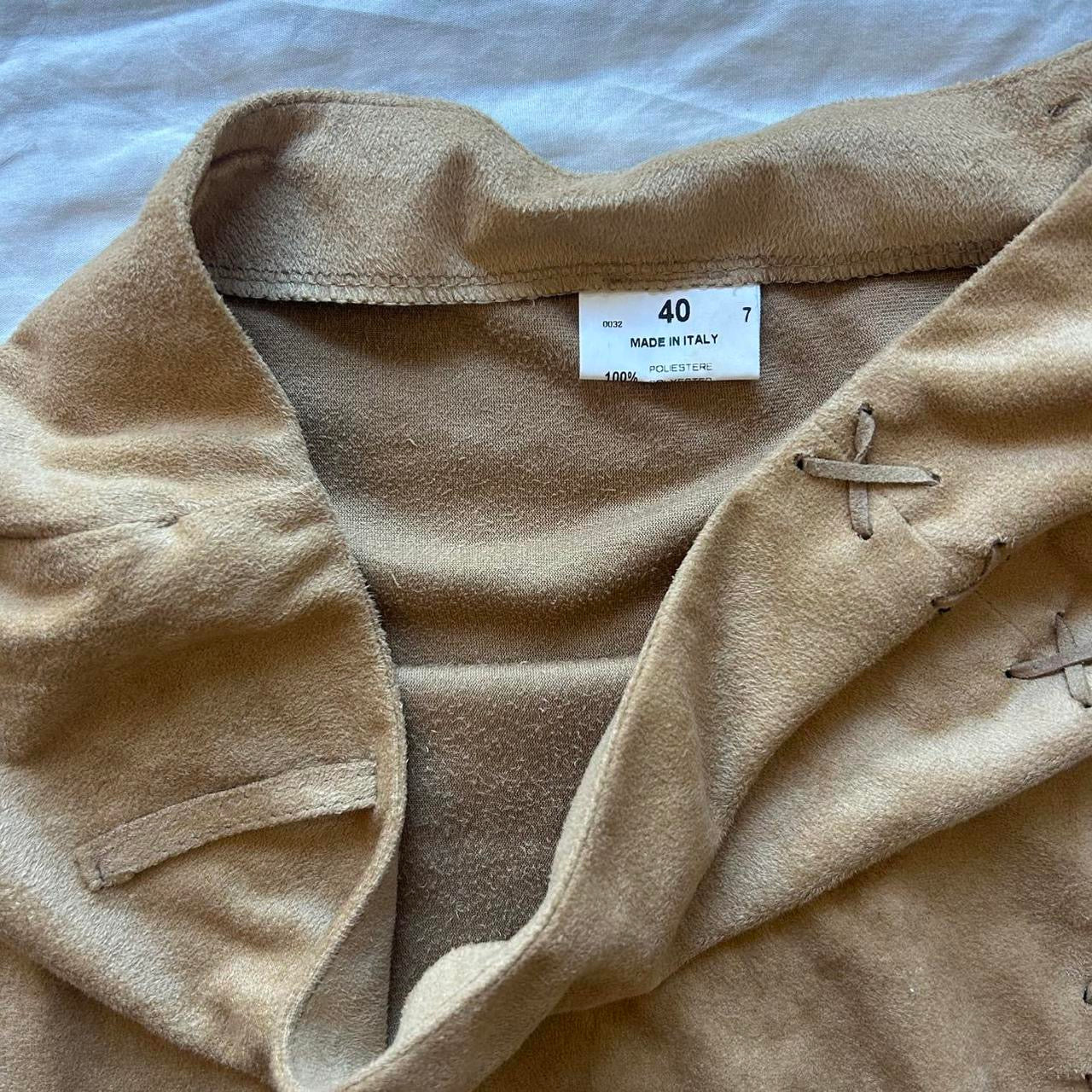 Made in Italy Suede look skirt- XS/S