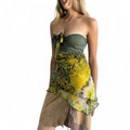 Coconuda made in Italy strapless top- M/L
