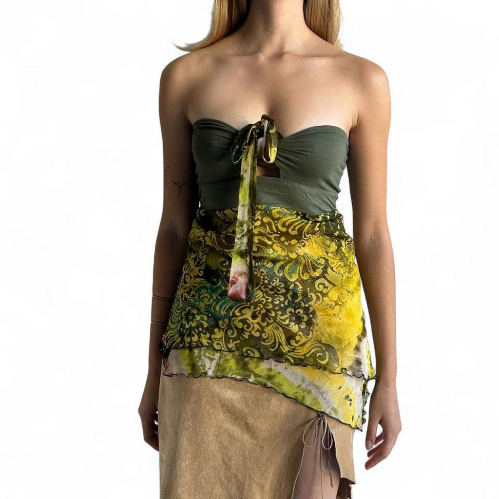 Coconuda made in Italy strapless top- M/L