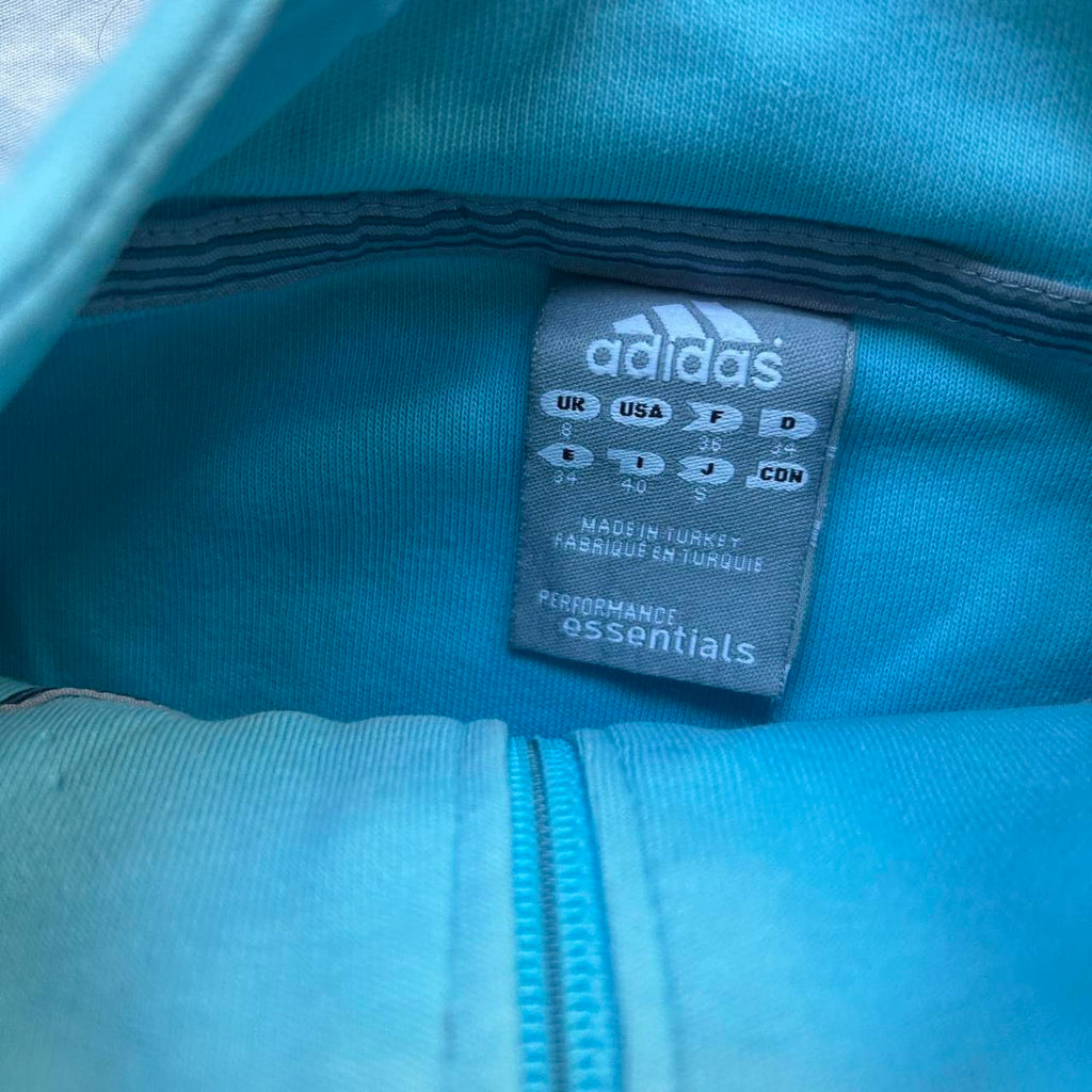 Blue Adidas zip up jacket- S