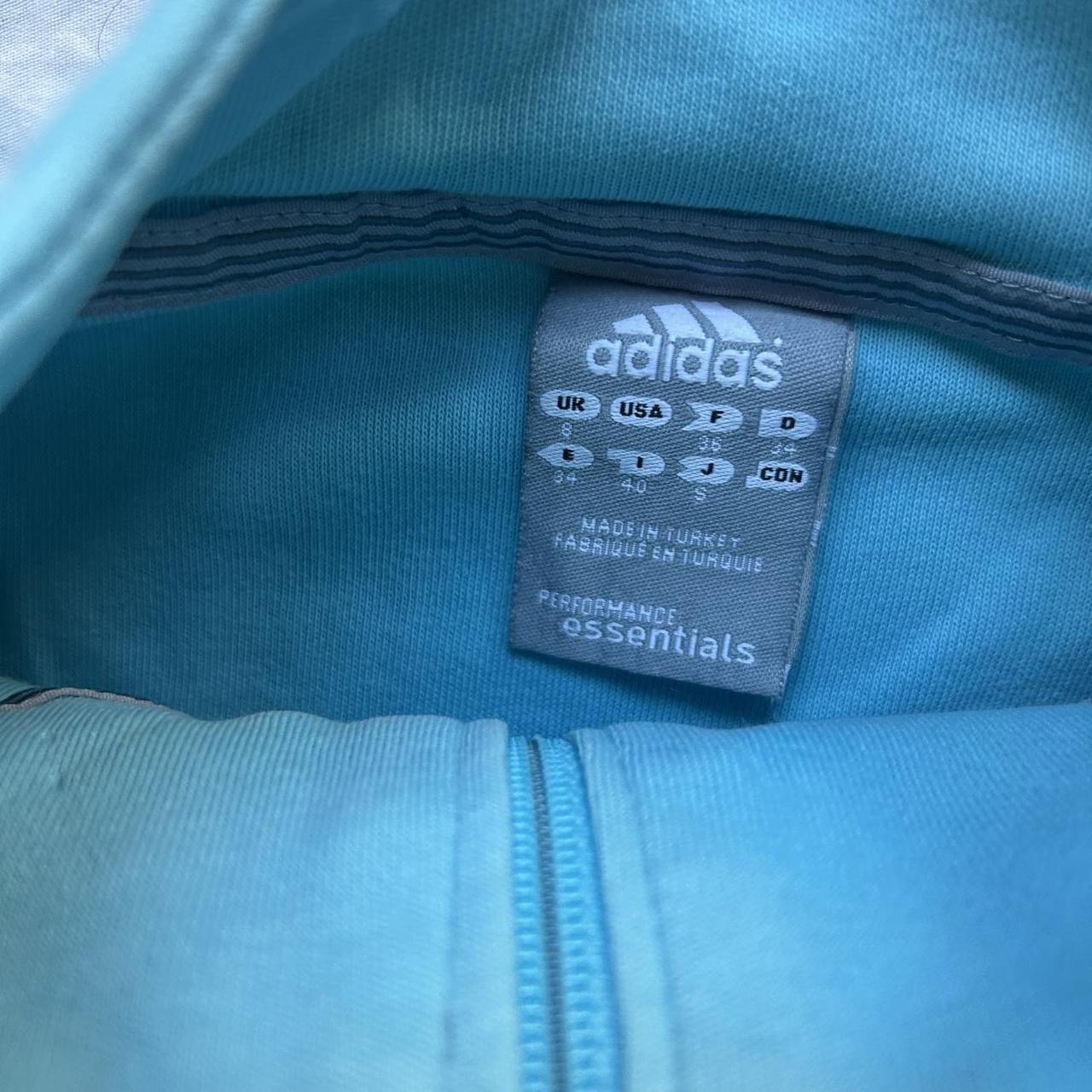 Blue Adidas zip up jacket- S
