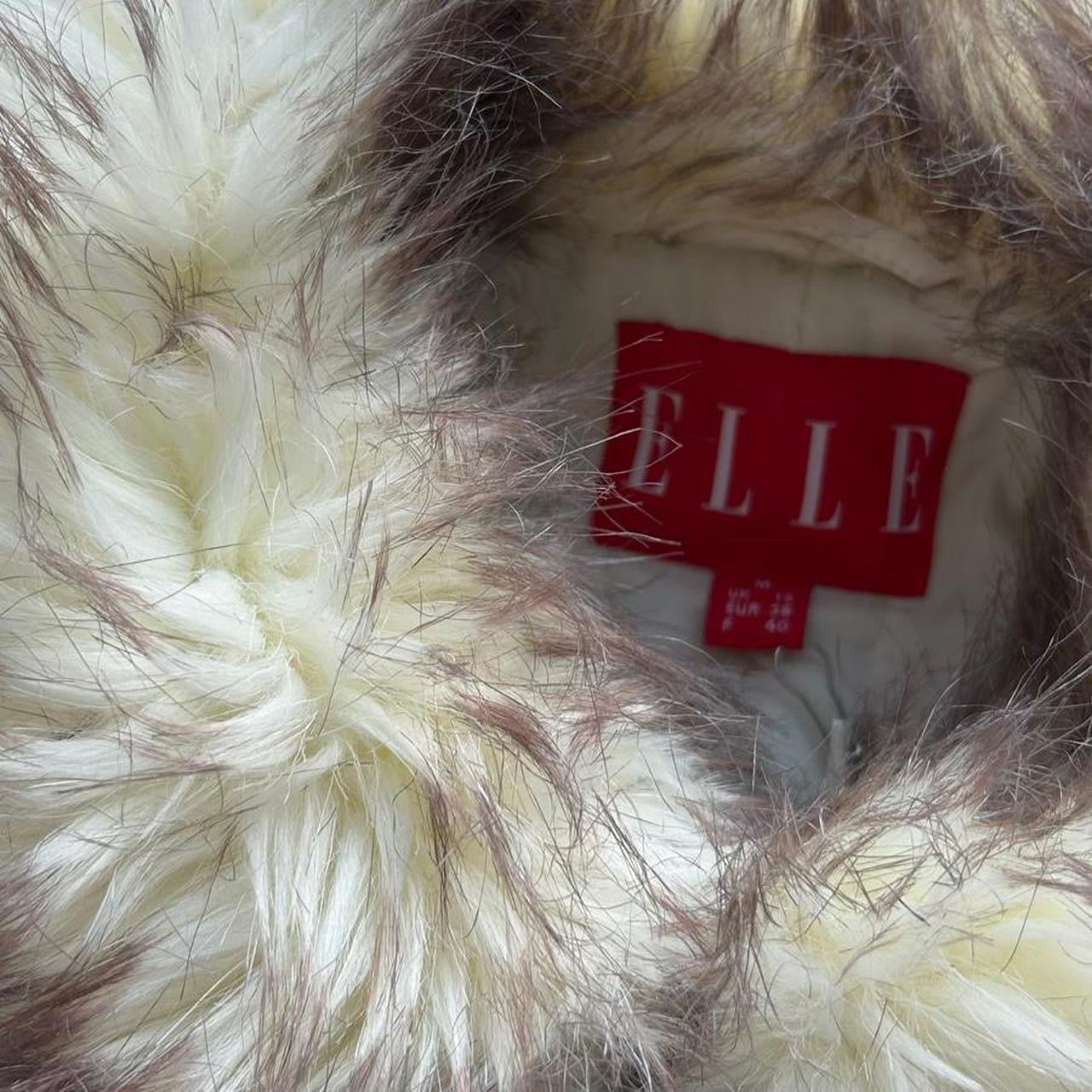Elle puffer jacket with faux fur- M