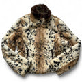 Reversible faux fur jacket- small/medium