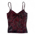 Cami with tie up bow detail: XS/S