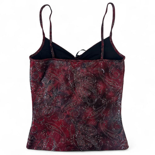 Cami with tie up bow detail: XS/S