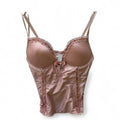 Pink corset top