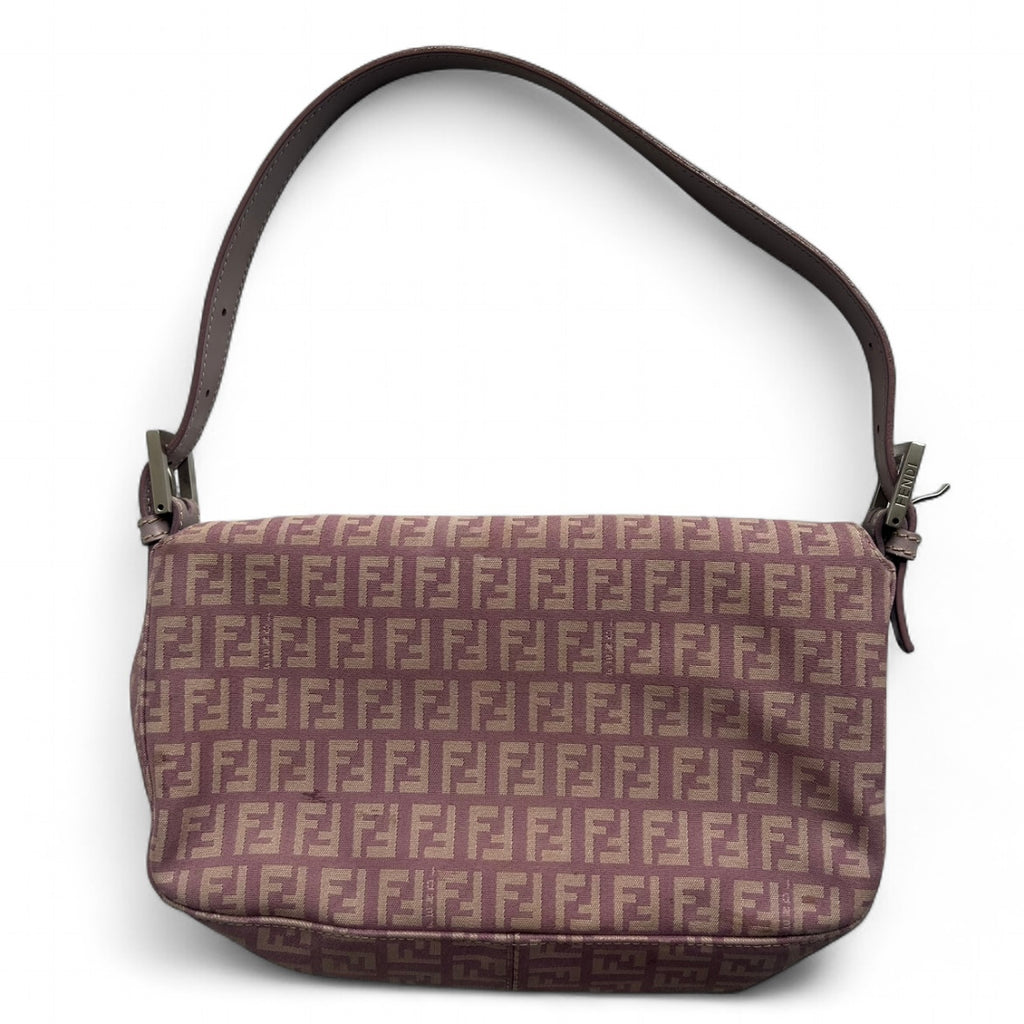 Lilac purple Fendi Zucca Baguette