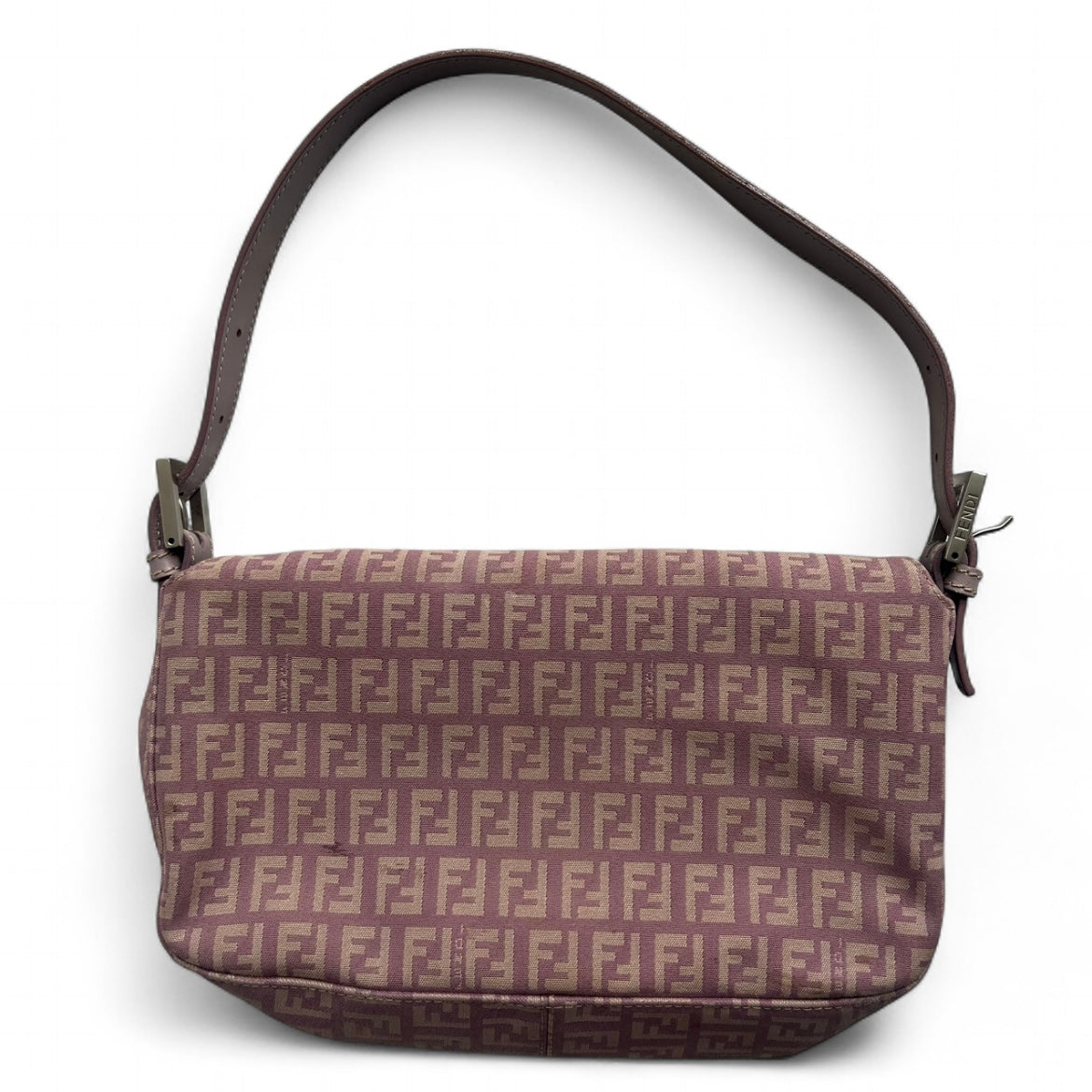 Lilac purple Fendi Zucca Baguette