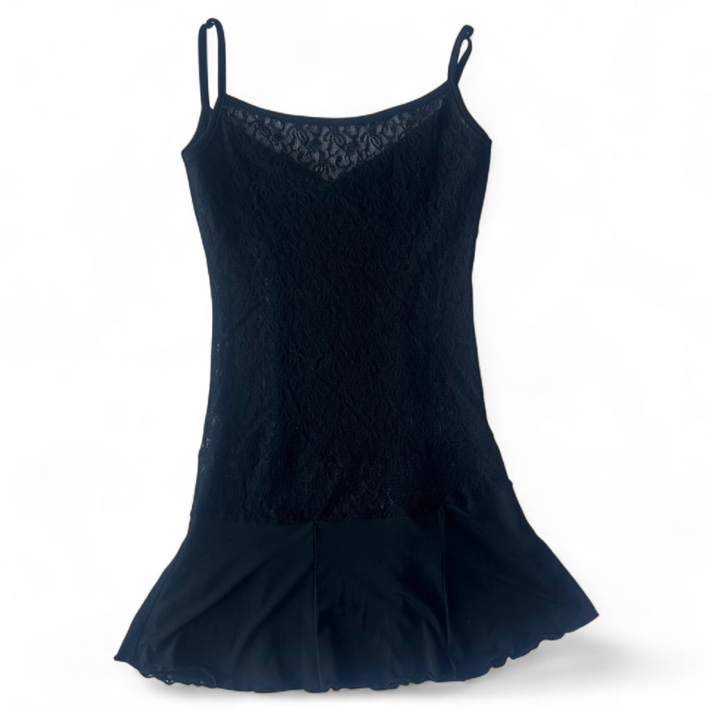 Black mini lace dress- size xs-small