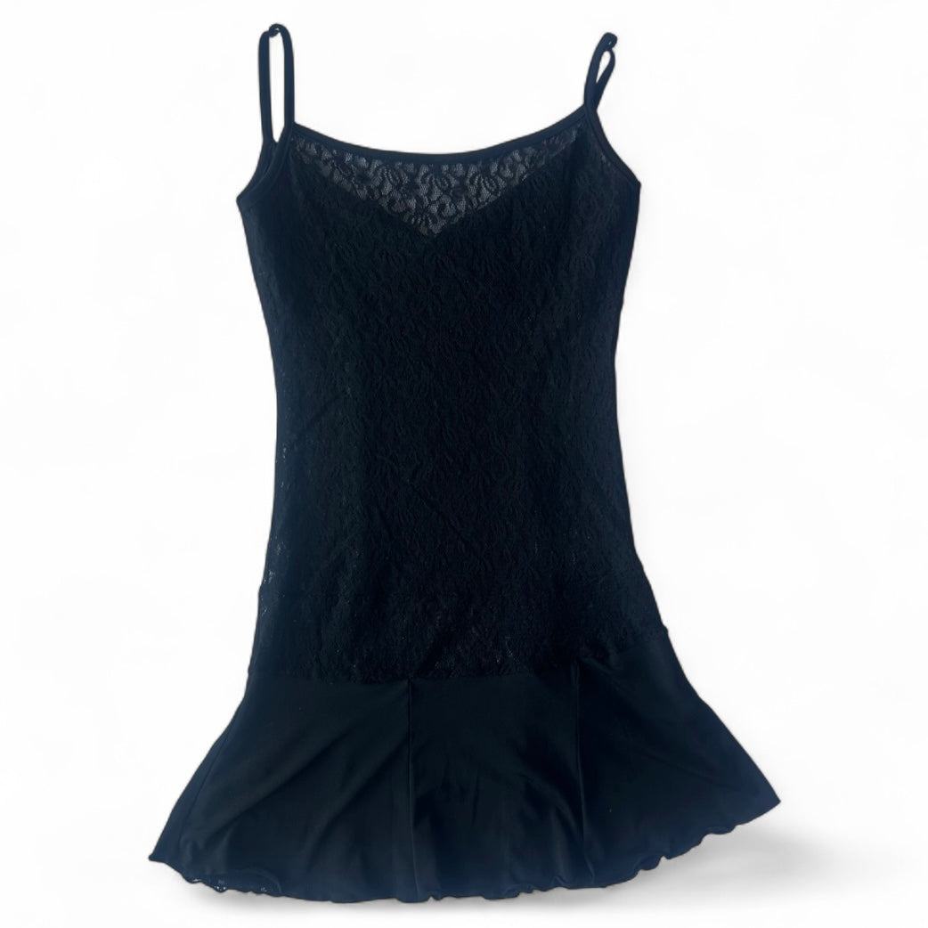 Black mini lace dress- size xs-small
