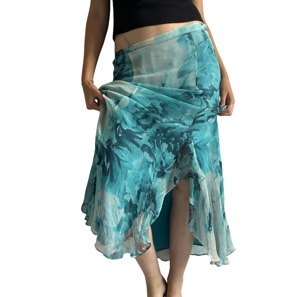 Luisa Viola Silk Skirt: Size L