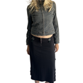 Made in Italy Black Long Skirt: Size S/M
