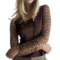 D&G Mesh Sleeve Top: Size M